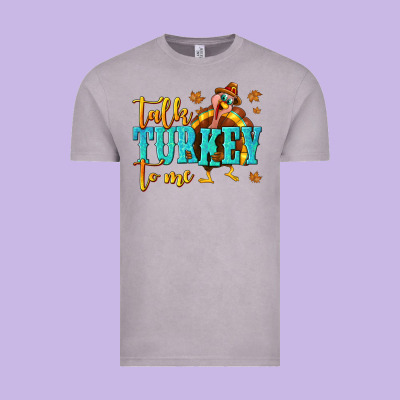 Talk Turkey To Me Vintage Tee Designed By Texasbilliewilder