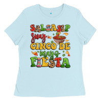 Baby Blue salsasip sway cinco de mayo fiesta Ladies Tee - LillyAllenDesigns