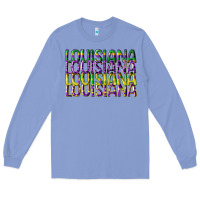 Colony Blue louisiana mardi gras Long Sleeve Tee - CowGirlArtShop
