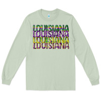 Matcha louisiana mardi gras Long Sleeve Tee - CowGirlArtShop