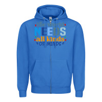 True Royal The world needs all kinds of minds Zipper Hoodie - CowhideDigitalArt