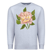 Heather Grey Life Of The Party Rose Premium Sweatshirt - LillyAllenDesigns