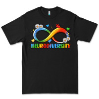 Black neurodiversity Premium Tee - LillyAllenDesigns