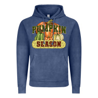 Vintage Denim Pumpkin season Vintage Hoodie - NancyCooperArtShop