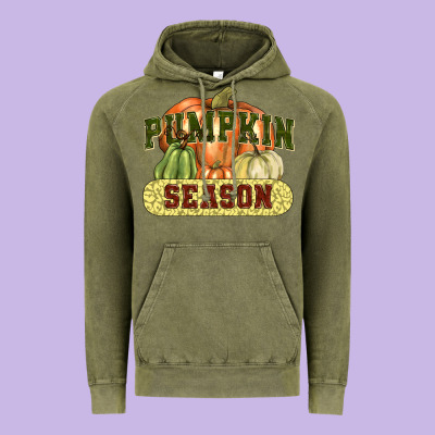 Pumpkin Season Vintage Hoodie Designed By Nancycooperartshop