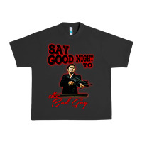Pigment Black say good night to the bad guy Urban Heavy Tee - tuanDangUi