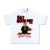 White say good night to the bad guy Urban Heavy Tee - tuanDangUi