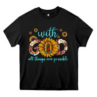 Black with god all things are possible matthew 19 26 Heavy Core Tee - JahusDesignShop