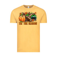 Vintage Mustard Tis' the season Football green helmet Vintage Tee - NancyCooperArtShop