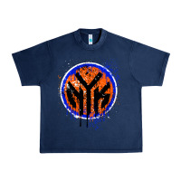 Navy nyk drip Urban Heavy Tee - tuanDangUi