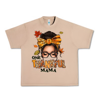 Burro one thankful mama afro messy bun Urban Heavy Tee - texasbilliewilder