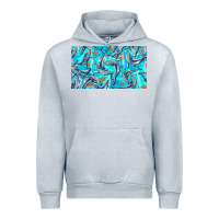 Heather Grey humpback whale cup Urban Hoodie - BarkalooDesign