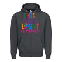 Smoke This Little Light Of Mine Zipper Hoodie - CowhideDigitalArt