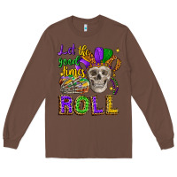 Chestnut let the good times roll Long Sleeve Tee - CowGirlArtShop