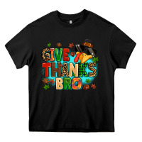 Black give thanks bro Heavy Core Tee - MaliasSmallBusiness