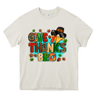 Cream give thanks bro Heavy Core Tee - MaliasSmallBusiness