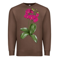 Chestnut Moth Orchid Premium Sweatshirt - LillyAllenDesigns