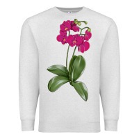 Oatmeal Heather Moth Orchid Premium Sweatshirt - LillyAllenDesigns