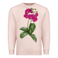 Pale Pink Moth Orchid Premium Sweatshirt - LillyAllenDesigns