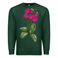 Sports Green Moth Orchid Premium Sweatshirt - LillyAllenDesigns