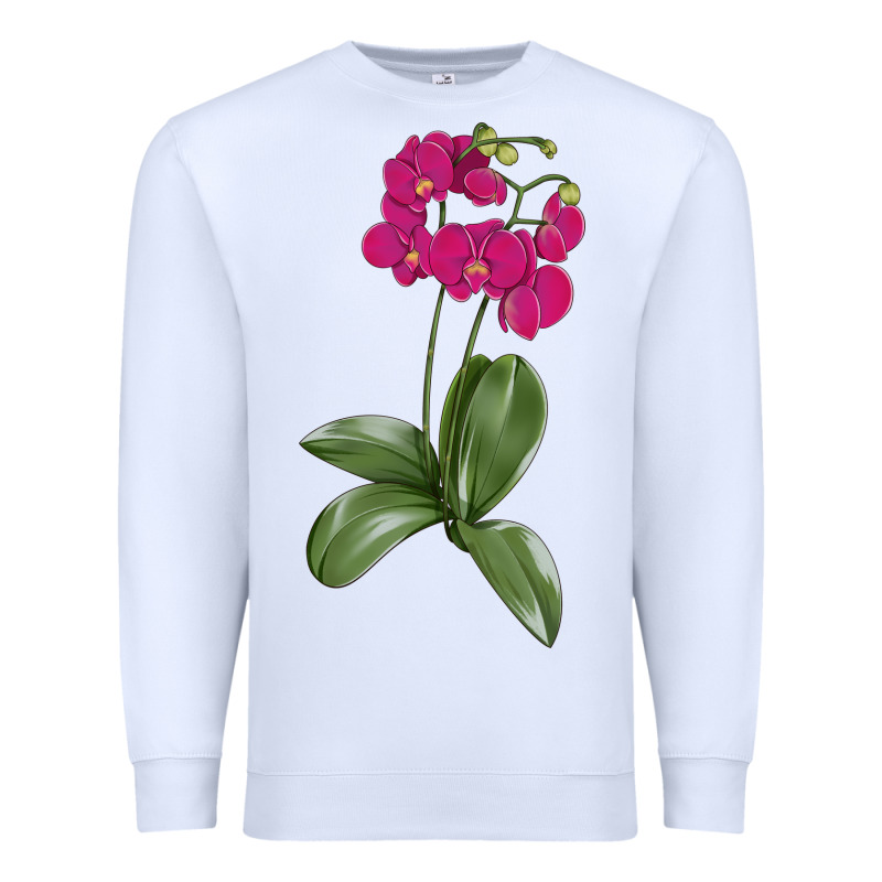 Moth Orchid Premium Sweatshirt by LillyAllenDesigns | Teevron