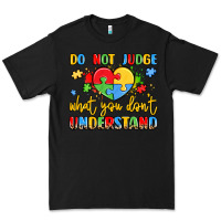 Black puzzle heart inclusivity message Premium Tee - LillyAllenDesigns