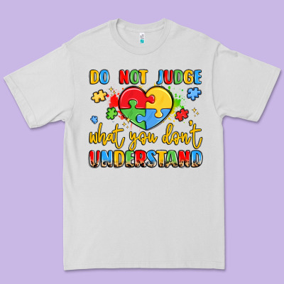 Puzzle Heart Inclusivity Message Premium Tee Designed By Lillyallendesigns