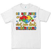 White puzzle heart inclusivity message Premium Tee - LillyAllenDesigns