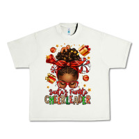 Pistachio santa's favorite cheerleader afro messy bun Urban Heavy Tee - texasbilliewilder