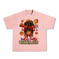 Salmon santa's favorite cheerleader afro messy bun Urban Heavy Tee - texasbilliewilder