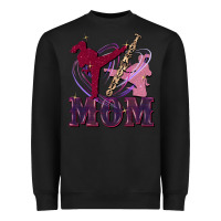 Black Taekwondo mom Mother's Day Heavyweight Sweatshirt - FaDigitalArtStudio