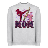 Heather Grey Taekwondo mom Mother's Day Heavyweight Sweatshirt - FaDigitalArtStudio