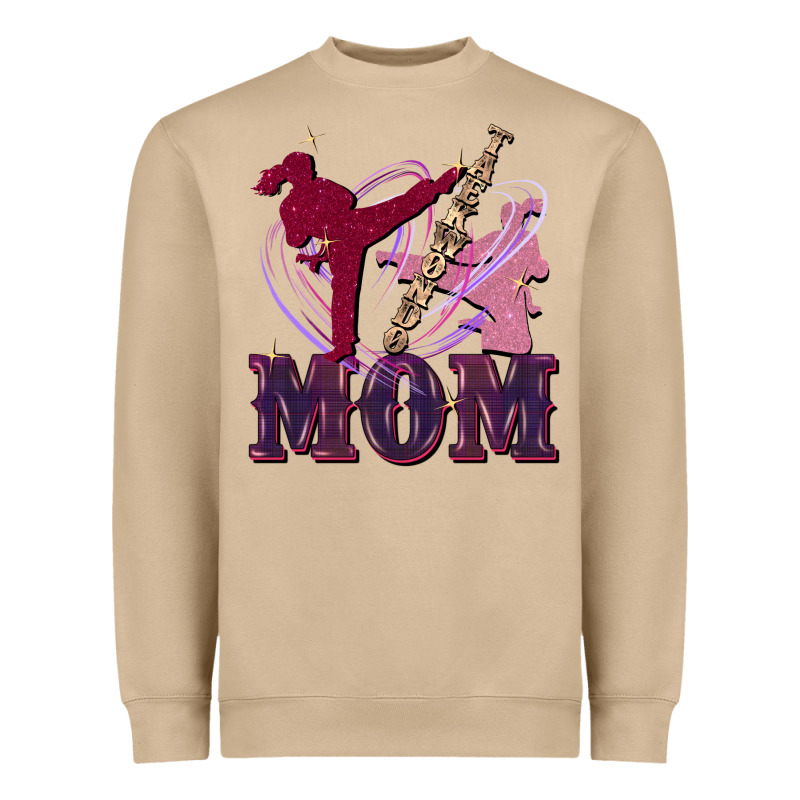 Taekwondo Mom Mother's Day Heavyweight Sweatshirt by FaDigitalArtStudio | Teevron