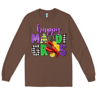 Chestnut happy mardi gras Long Sleeve Tee - CowGirlArtShop