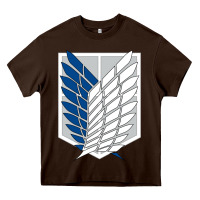 Chocolate Brown wings of liberty Heavy Core Tee - tuanDangUi