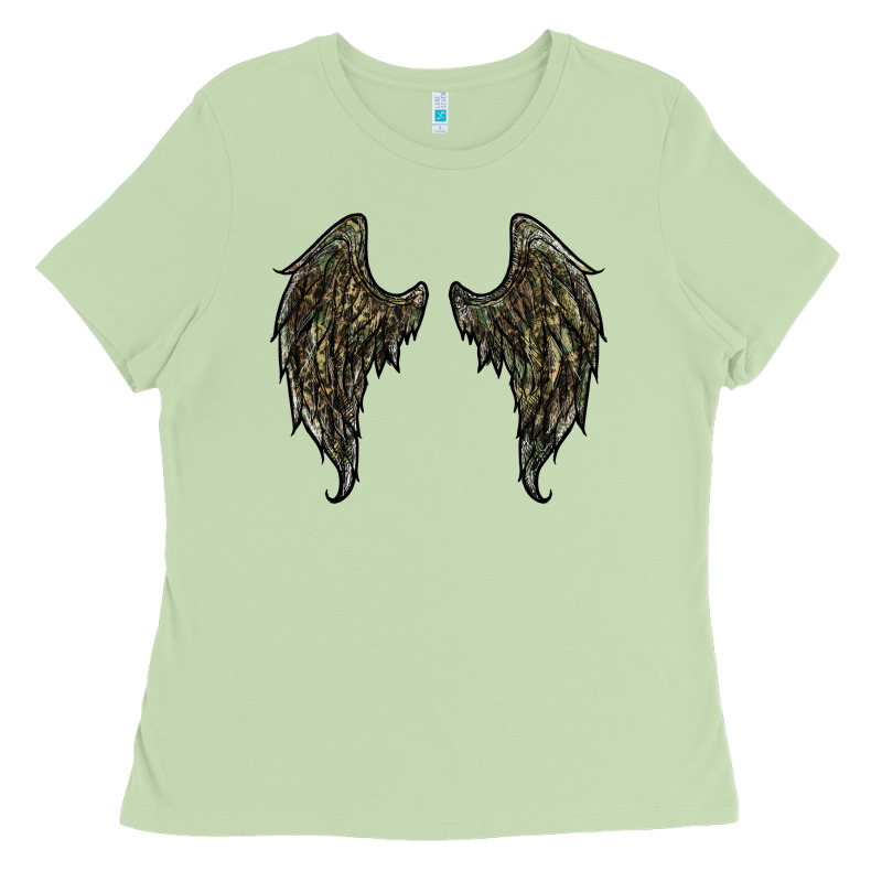 Leopard Camouflage Wings Ladies Tee by RanaPortraitStore | Teevron