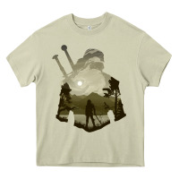 Mossy the witcher geralt hero sword companion minima list illusion art Heavy Core Tee - tuanDangUi