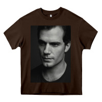 Chocolate Brown henry cavill 6 Heavy Core Tee - tuanDangUi