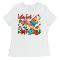 White let's get smashed Ladies Tee - LillyAllenDesigns