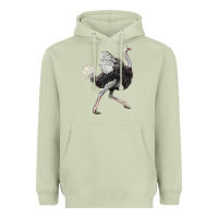 Matcha Ostrich Heavyweight Hoodie - LillyAllenDesigns