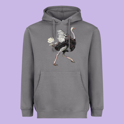 Ostrich Heavyweight Hoodie Designed By Lillyallendesigns