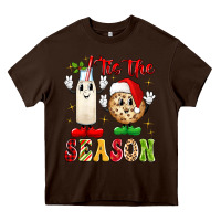 Chocolate Brown tis the season Heavy Core Tee - MaliasSmallBusiness