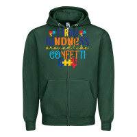 Sports Green Throw kindness around like confetti Zipper Hoodie - CowhideDigitalArt