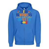True Royal Throw kindness around like confetti Zipper Hoodie - CowhideDigitalArt