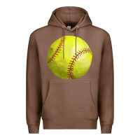 Chestnut softball Premium Hoodie - FaDigitalArtStudio