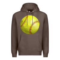 Coffee softball Premium Hoodie - FaDigitalArtStudio