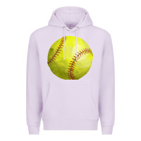 Lilac softball Premium Hoodie - FaDigitalArtStudio