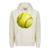 Oatmeal Heather softball Premium Hoodie - FaDigitalArtStudio