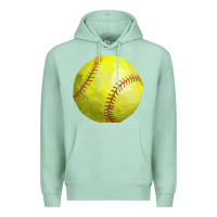 Seafoam softball Premium Hoodie - FaDigitalArtStudio