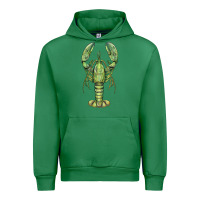 Emerald lobster Urban Hoodie - BarkalooDesign
